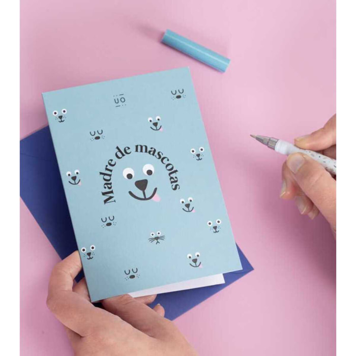 Postal "Madre de mascotas"