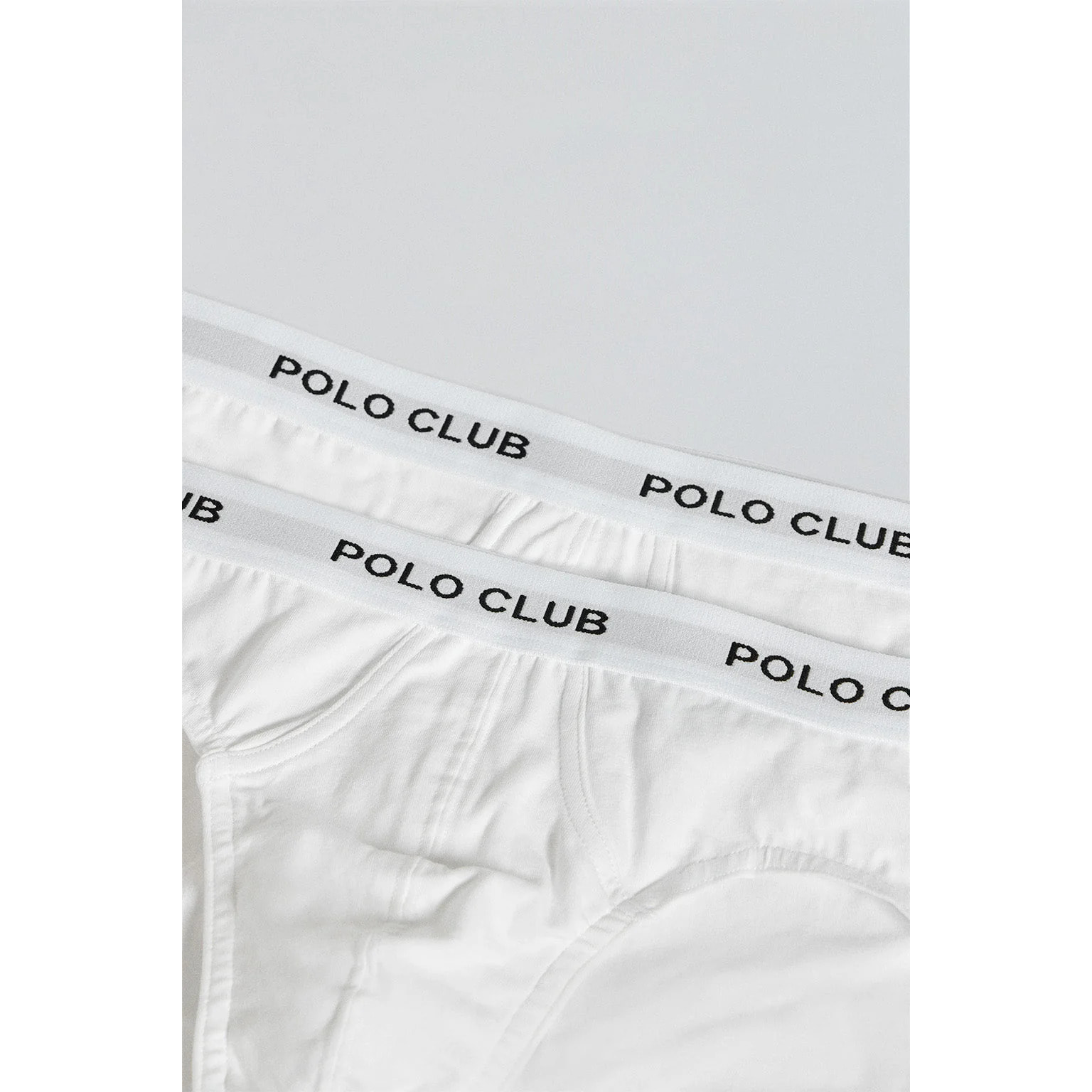 Pack de dos slips blancos con detalle Polo Club