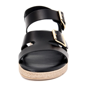 Sandalo flat Gagliani Renzo Nero