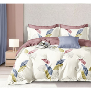 Parure housse de couette en polycoton - Plumalys