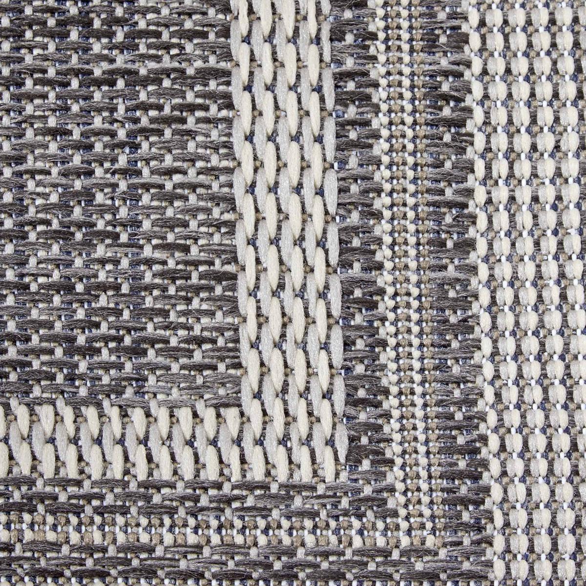 Tapis exterieur, motif géométrique kilim, structure résistante, bil