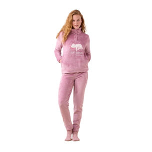 Pigiama invernale donna in coral articolo cat Noidinotte