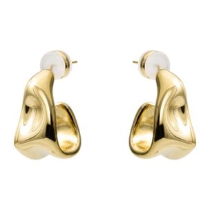 Pendientes Rorki acabado oro amarillo 18k