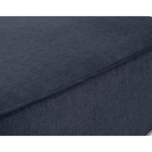 Topaze - pouf - en tissu - Bleu