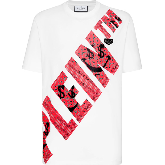 PHILIPP PLEIN T-shirt Round Neck SS Keep $miling