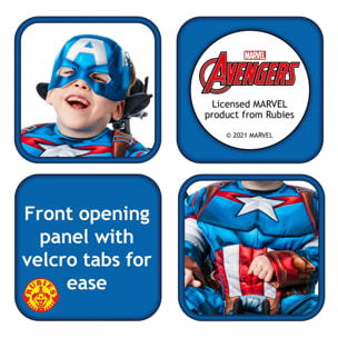 DISFRAZ CAPITAN AMERICA ADAPTIVE INF