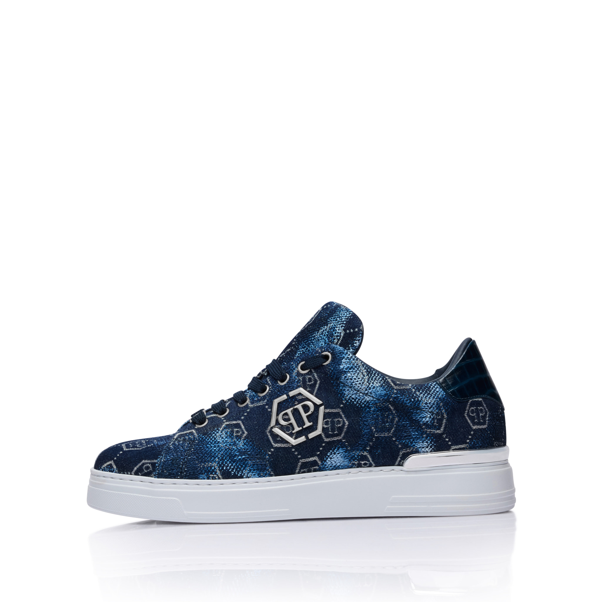 PHILIPP PLEIN Low-Top Sneakers Jacquard Monogram