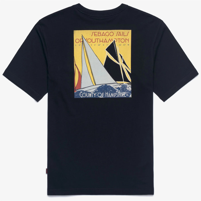 T-Shirts & Top Sebago Uomo Donna Blu REGATTA ENGLAND T