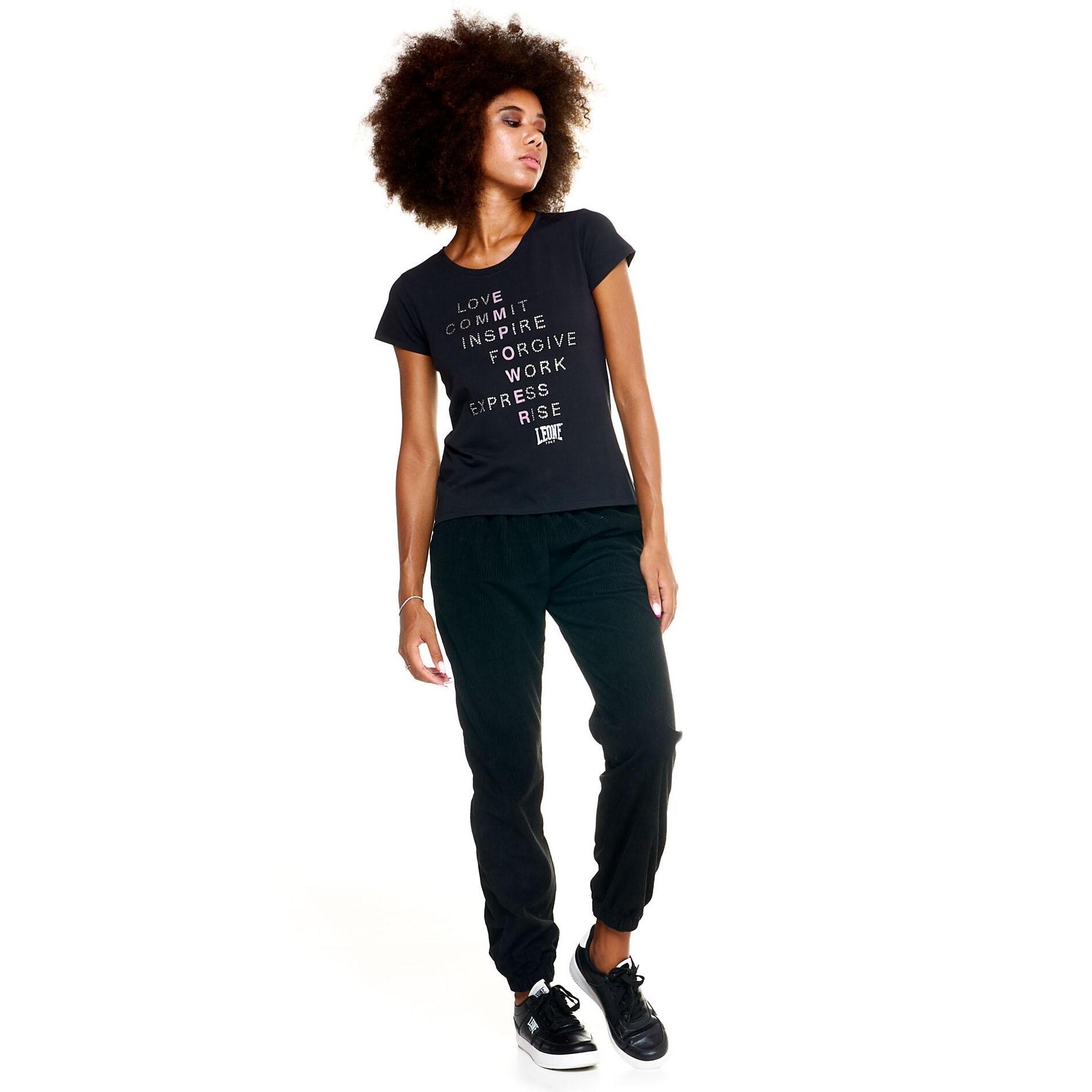 T-shirt Leone donna con maniche corte Leisure