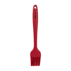 Set 3pzs Utensilios Cocina: 1 Pincel (26,3 x 4,1 Cm) + 1 Cuchara (27 x 5,5 Cm) + 1 Espátula (27 x 5,5 Cm) Silicona Maroon Bergner