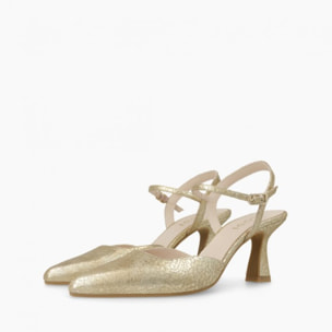 ZAPATOS DE SALÓN DORADOS GELIA