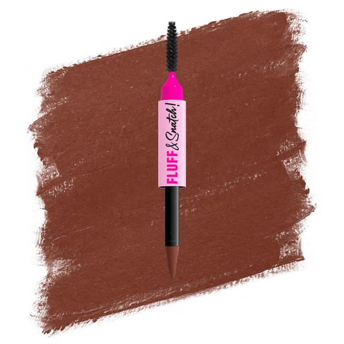 NYX Professional Makeup Fluff & Snatch Crayon Sourcil Précision Effet Poudré RICH AUBURN