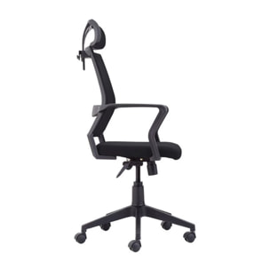 Silla de oficina Winner Negro