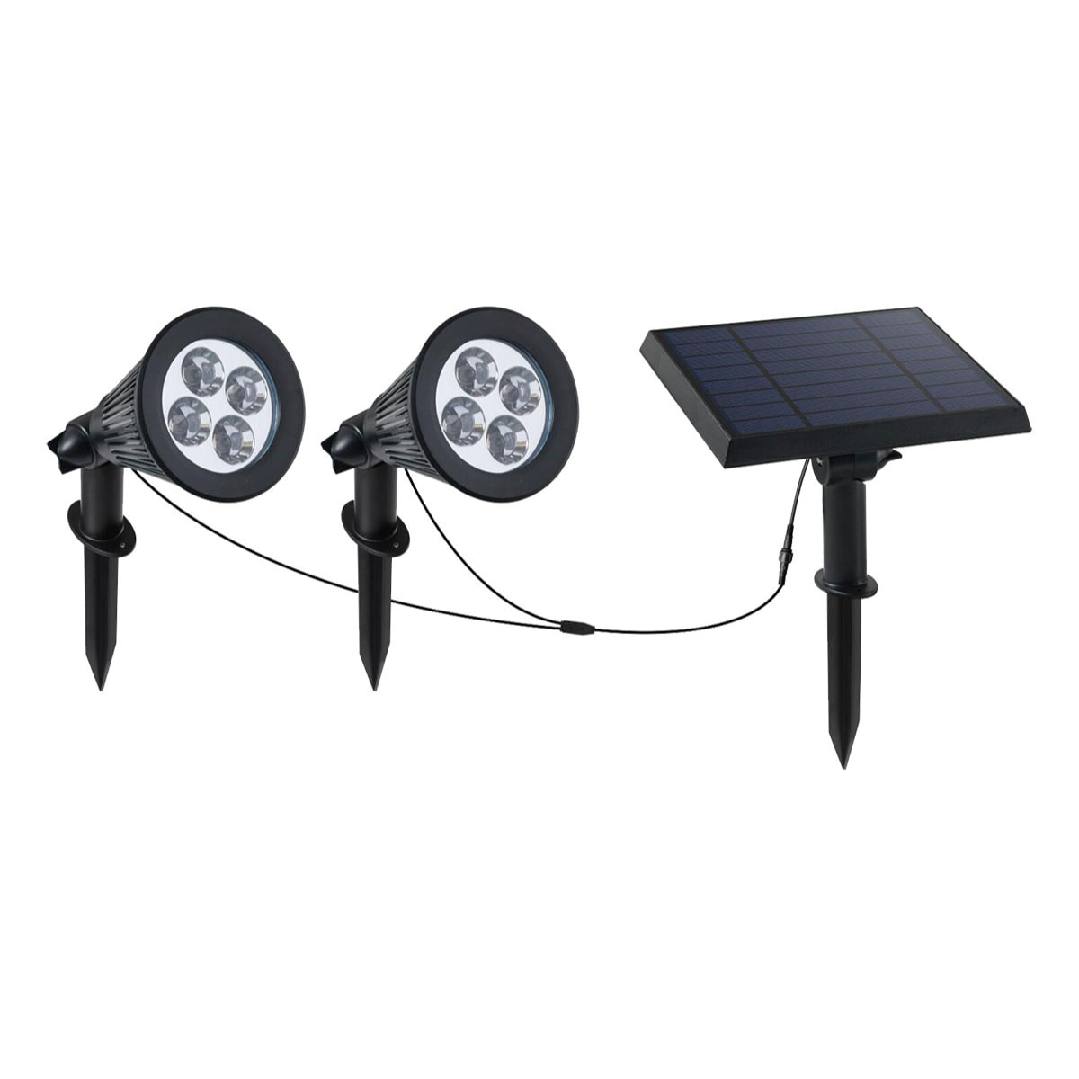 2 Spots solaires connectés FAMILY SPIKY 100LM
