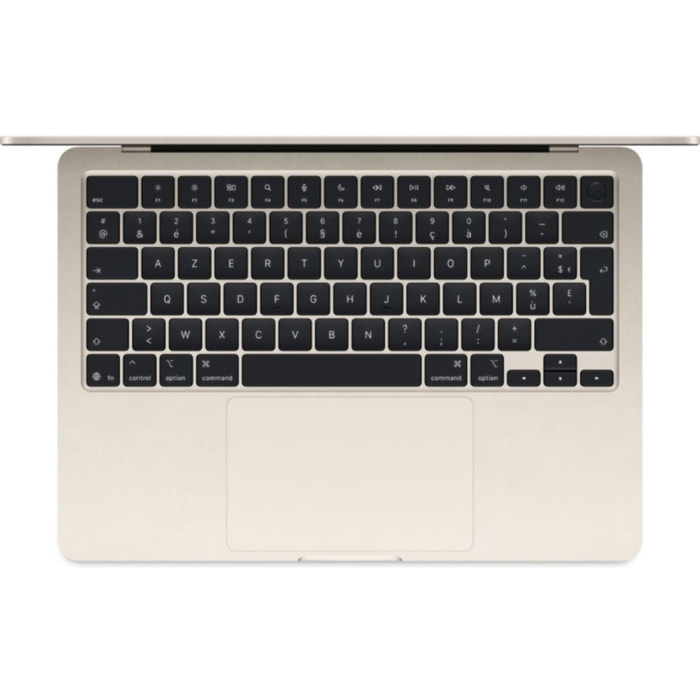 Ordinateur Apple MACBOOK Air 13" Puce M5 CPU 10 / GPU 8 coeurs Mémoire RAM 16Go Stockage 512Go SSD Lumière stellaire