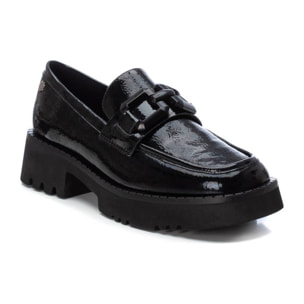 Zapato mocasín de piel negro