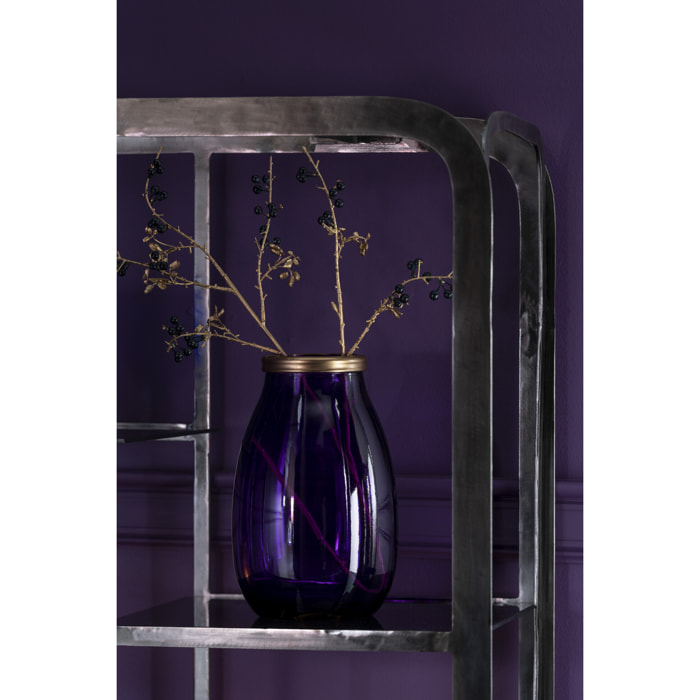 J-Line vase Bord - verre - mauve - small - 28 cm de hauteur