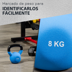 Pesa Rusa de 8 kg de Hierro Fundido Kettlebell para Entrenamiento de Fuerza