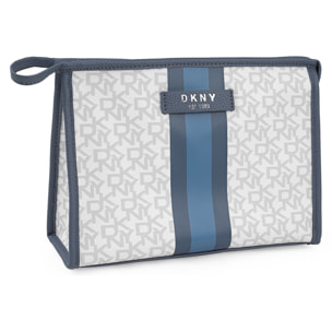 Neceser Viaje Mujer Dkny Dkny-636 Signature Stripe Blue Suede Combo