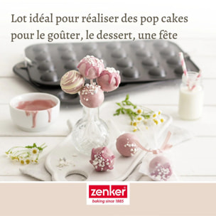 Lot de 2 moules à gâteaux 38,5/26,5 cm en acier Spécial créative Spécial créative Zenker  Spécial créative