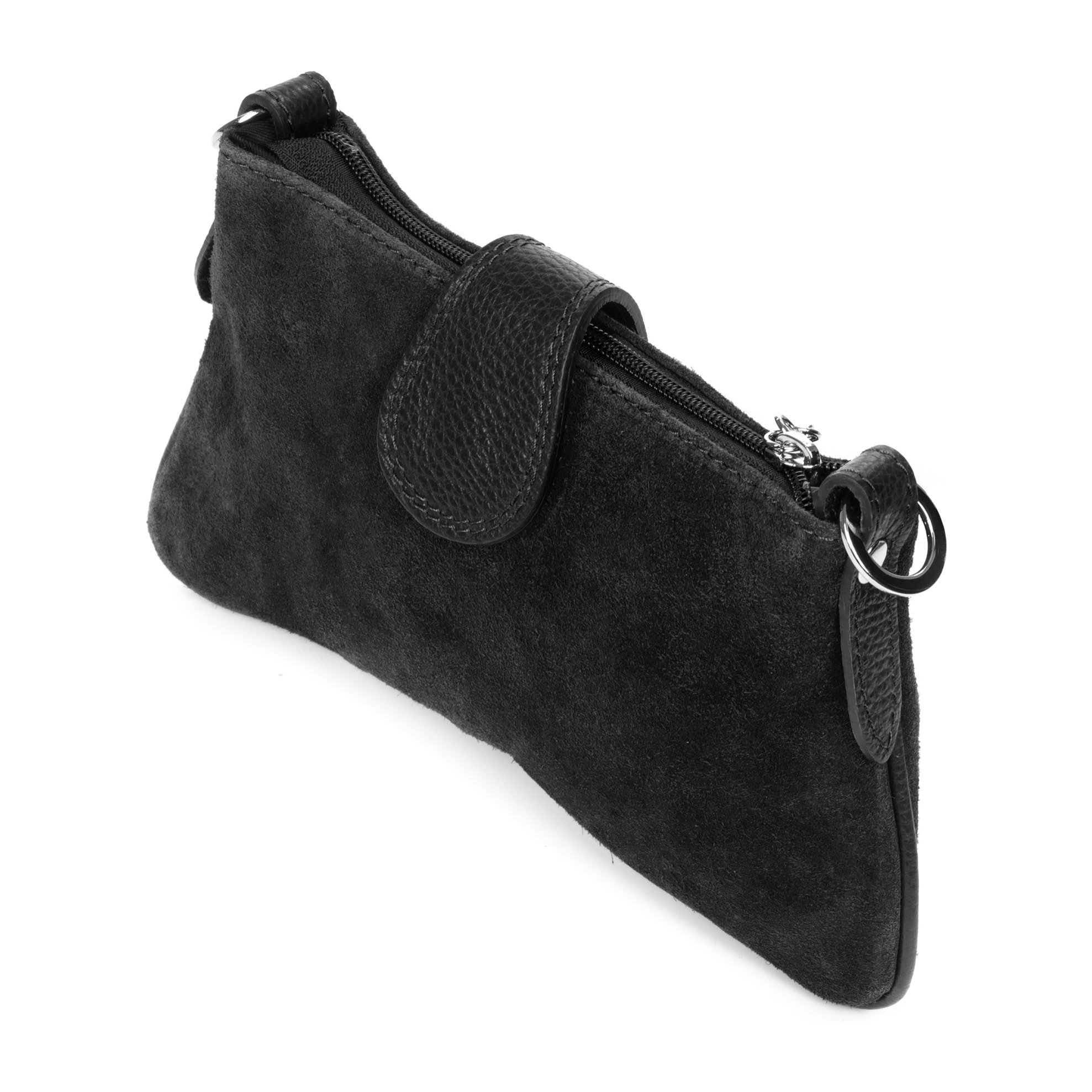 Allerona Bolso de mano Mujer.Piel auténtica Gamuza Dollaro