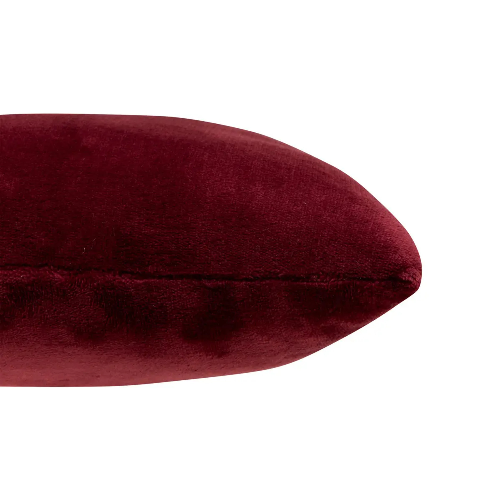 Coussin Ollis rouge grenat 38x38cm