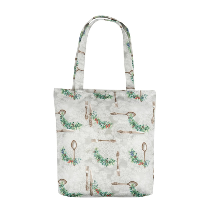 Shopping Bag Navidad Platos 41x45 Cm