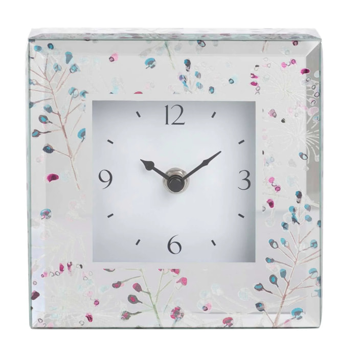 Reloj Cristal Impresion Foil 15x5x15 Cm