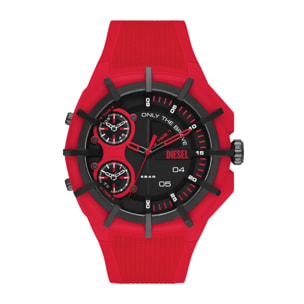 Orologio Diesel FRAMED Silicone Rosso