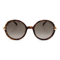 Jimmy Choo - lunettes de soleil Transparent & Glitter - multicolore - Couleur des verres : marron