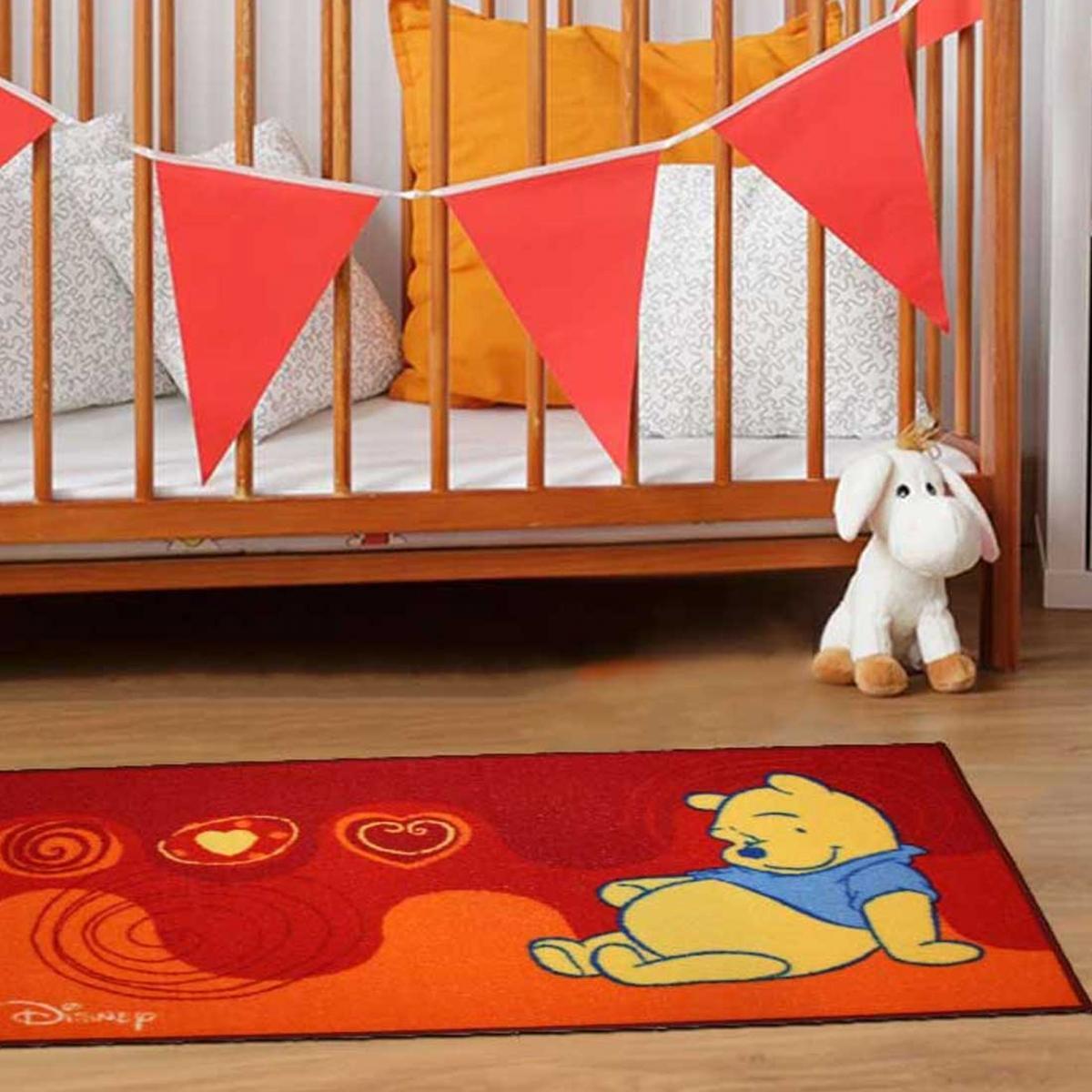 Tapis enfant Winnie l'ourson, lavable en machine à 30°C