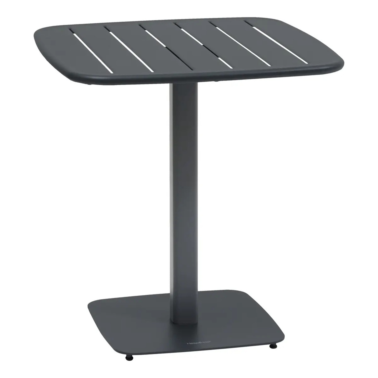 Table de jardin 2 places Alegoria 70x70cm gris graphite