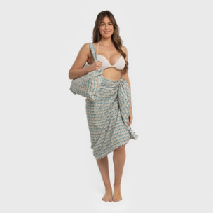 PACK TOALLA PAREO + BOLSO ELOINA