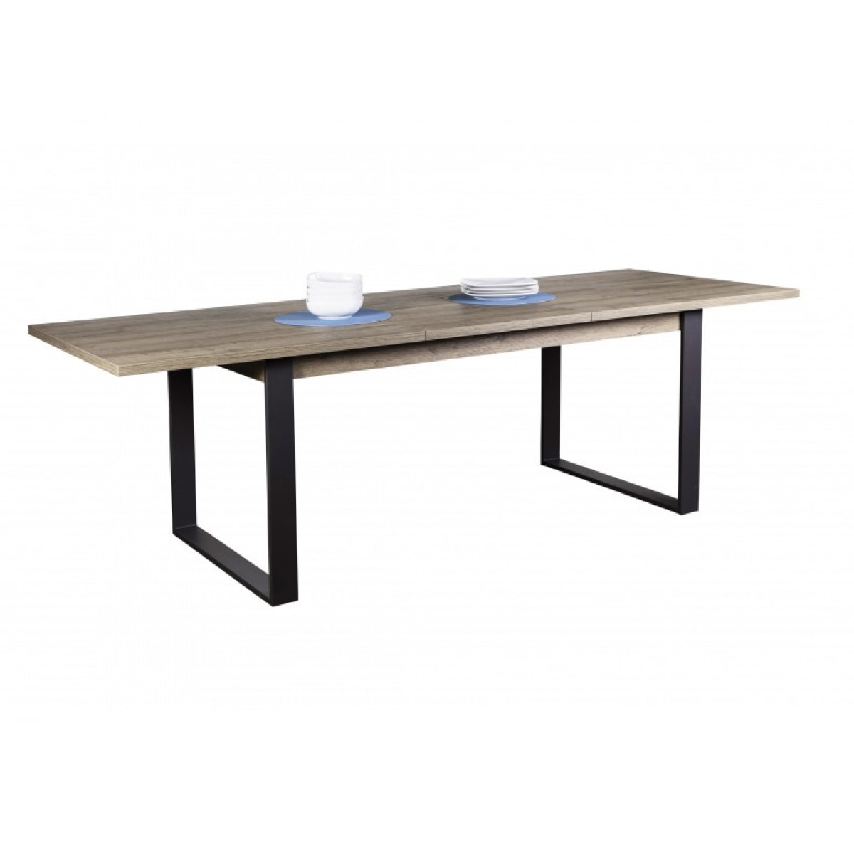Table extensible en bois & métal 180/240 - FABRIC