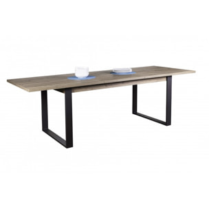 Table extensible en bois & métal 180/240 - FABRIC