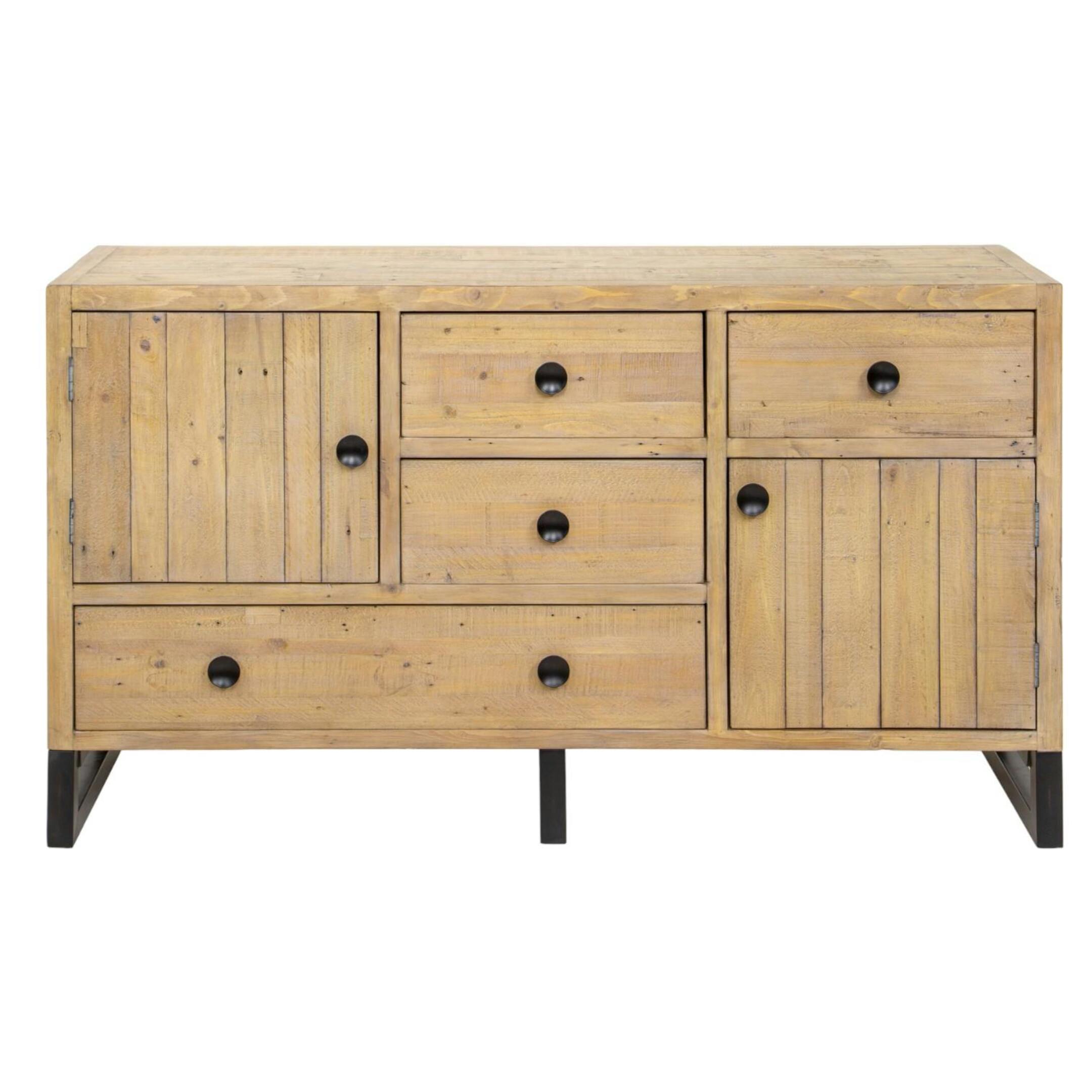 Buffet 152 cm bois recyclé AUCKLAND