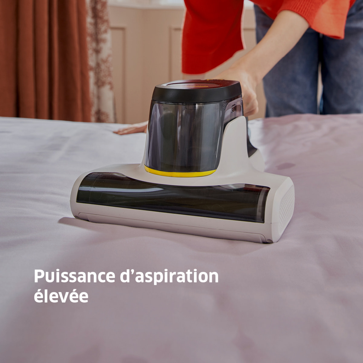 Aspirateur matelas anti acariens KARCHER VCH 4 - lumière UV - détruit les acariens et allergènes - efficace sur tous les textiles