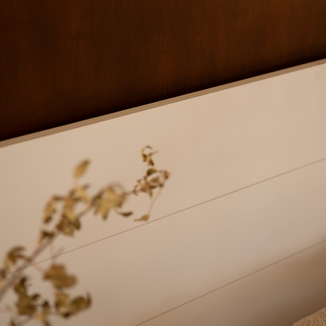 Tête de lit en bois DM blanc en différentes tailles