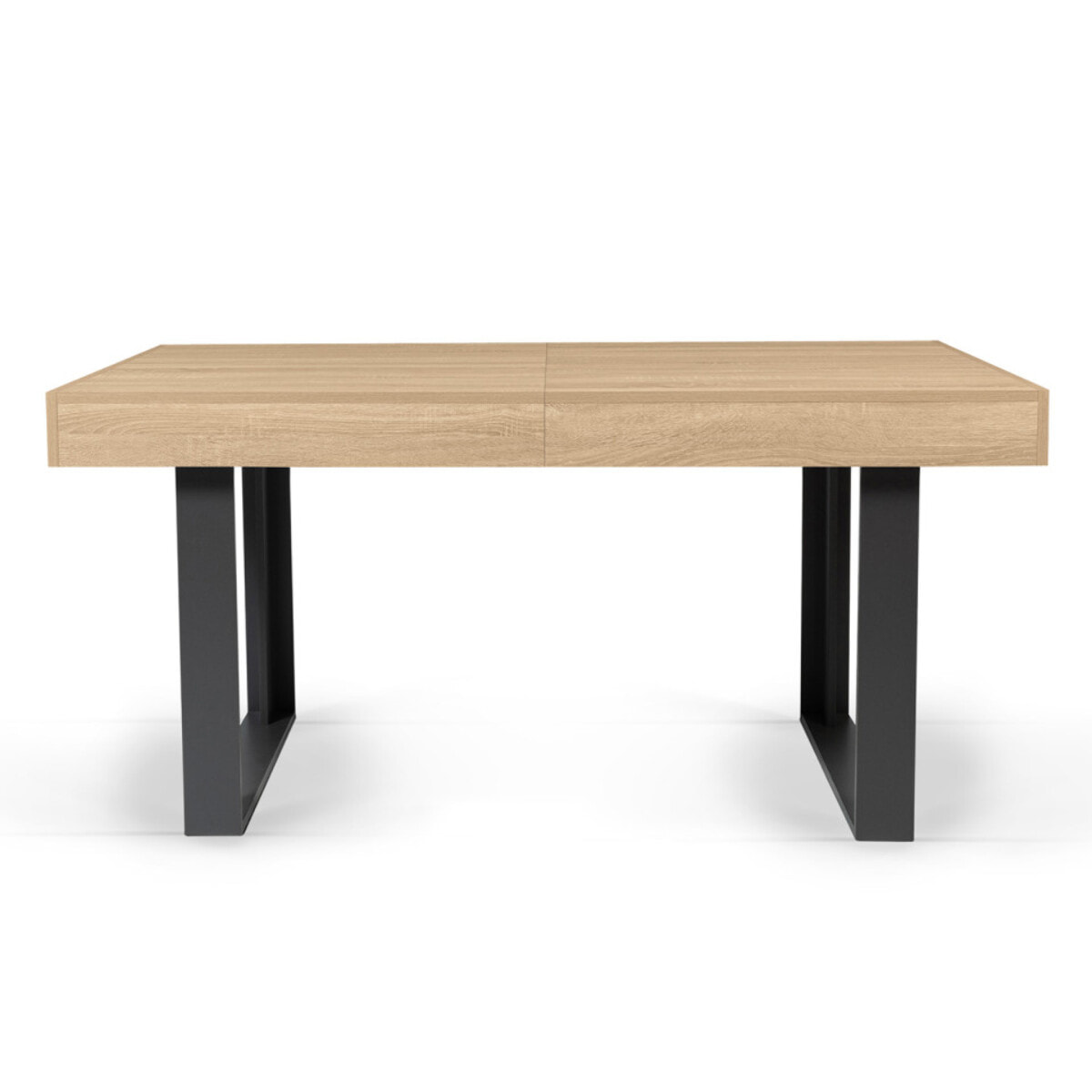 Tables à manger extensibles Brixton - Bois - Noir