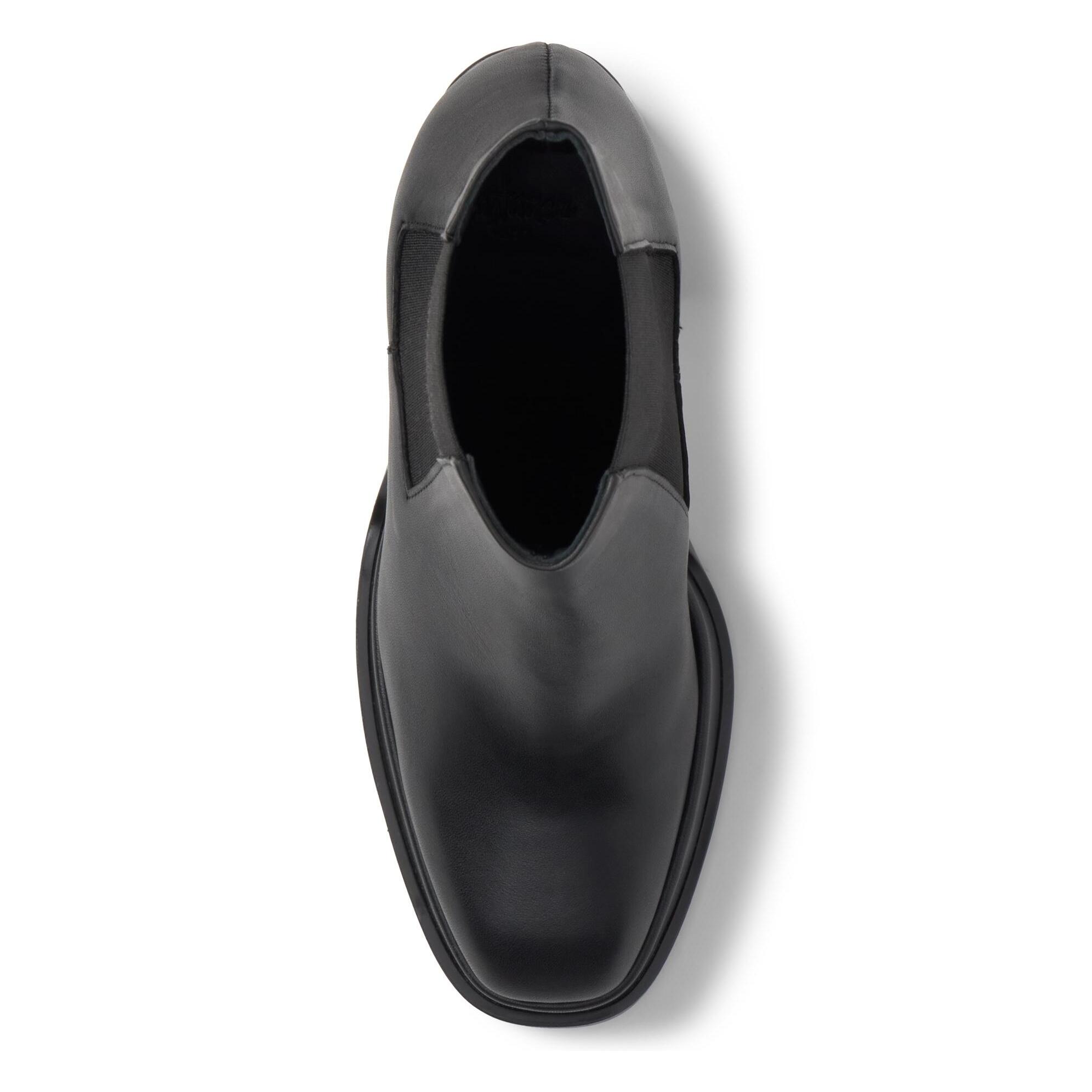 Botín de tacón Bimba en napa con cierre elástico