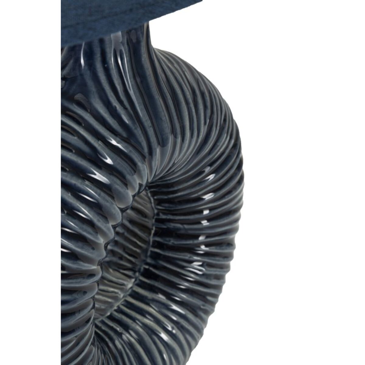 LAMPADA DA TAVOLO SETA BLU CM 28,5X15X43