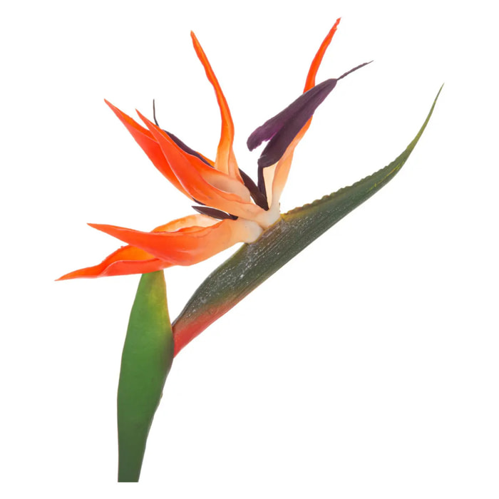 Tige d'oiseau du paradis artificielle H83cm