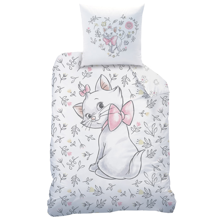 Parure de lit imprimée 100% coton, DISNEY HOME LES ARISTOCHATS CHAMPÊTRE