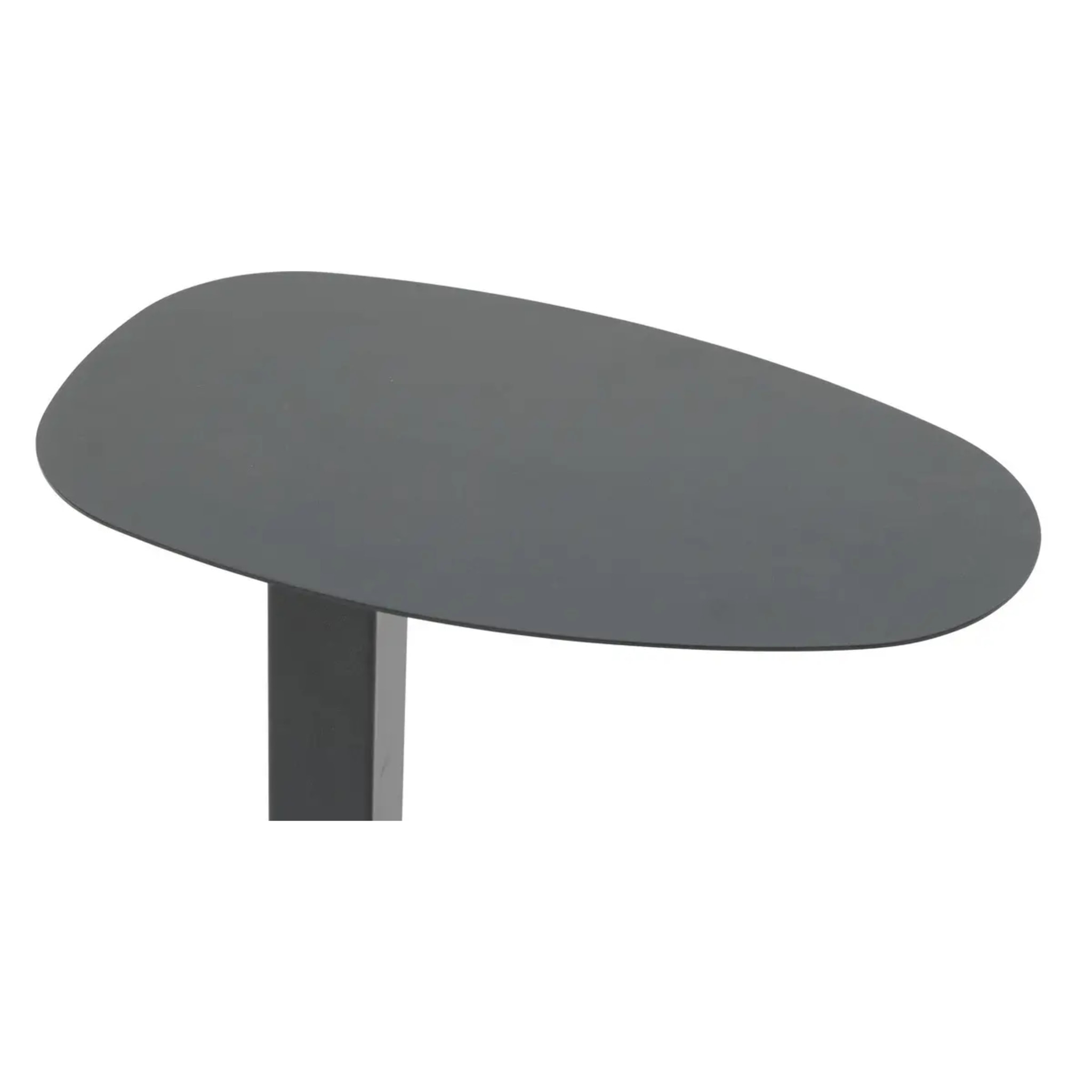 Table d'appoint de jardin "Venuzia" graphite 50 x 50cm en aluminium