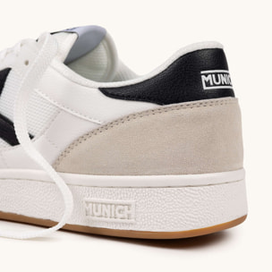MUNICH ARROW 79 Zapatilla Urbana de Piel y Ante en Blanco y Gris