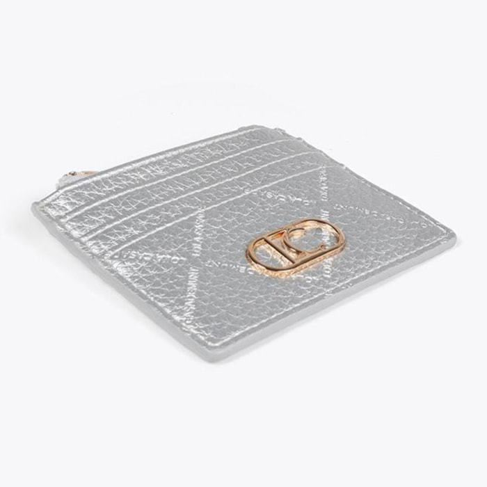 Portatessere monogramma a rombi