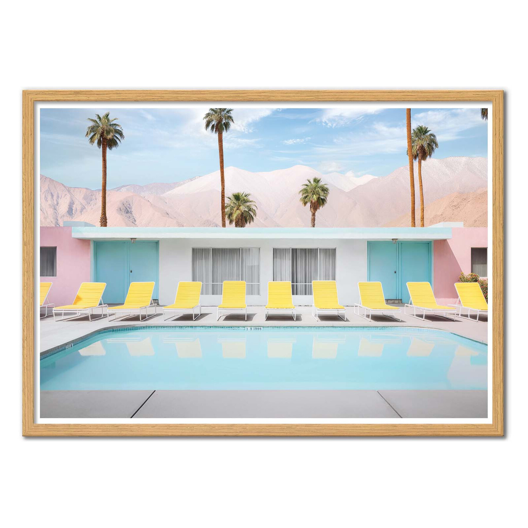 Affiche - Palm Springs Pool day - Philippe Hugonnard