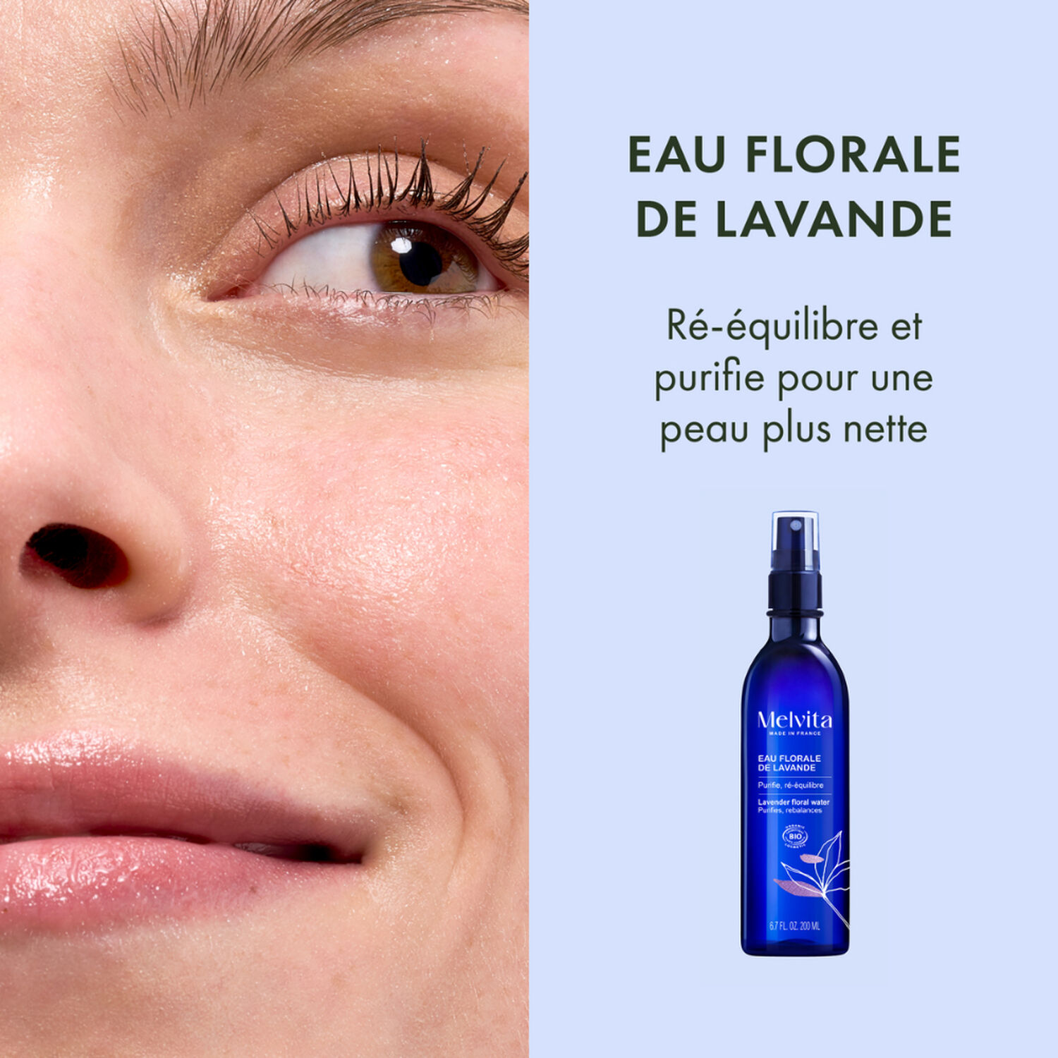 Eau Florale de Lavande Bio - Purifiante & Rééquilibrante 200 ml