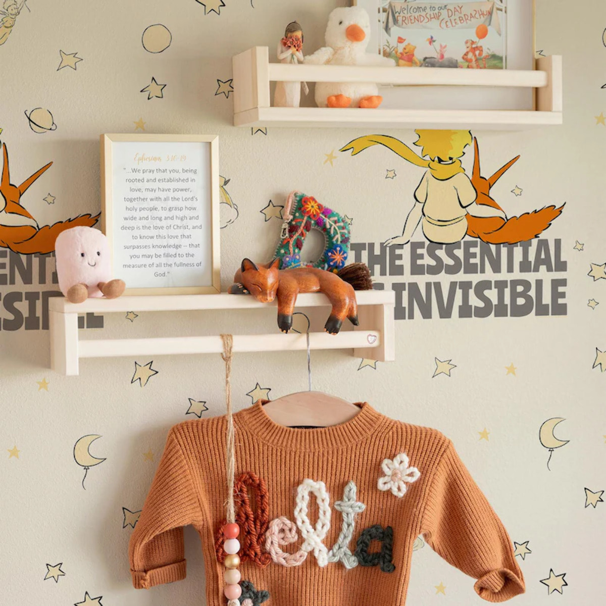 Carta da Parati Ufficiale Il Piccolo Principe Citazione