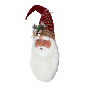 Faccia babbo natale da app. - Pezzi 1 - ROSSO - Bianchi Dino SpA